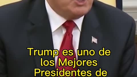 La gente sin mente lo critica, no saben la excelente presidencia que hizo en EEUU,