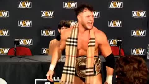 MJF at the AEW Full Gear Post Event Media Scrum