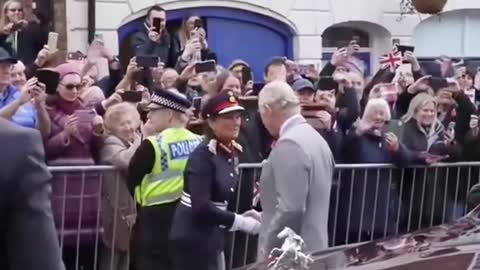 Eggs thrown at King Charles III, man detained