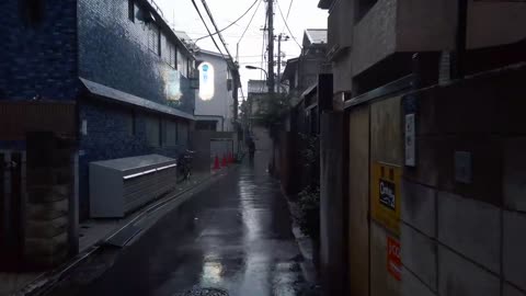 "Walking in the Rain Tokyo, Japan"