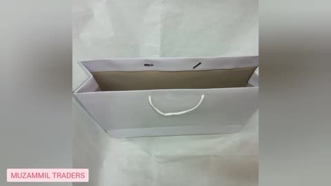 WHITE PAPER BAG