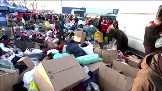 Refugee stood "all day and night" at Ukraine border