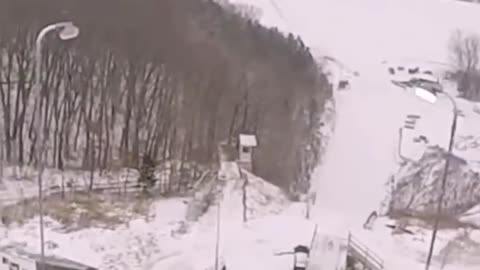 Insane ski jump