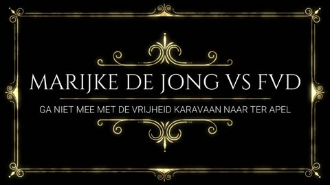 Marijke de Jong vs FvD Ga niet met de vrijheid karavaan mee naar Ter Apel