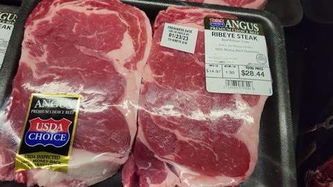 RED MEAT LOVER SHOPS FOR STEAK AT WAL-MART