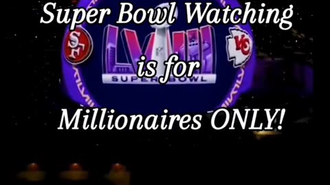 Super Bowl Watching is for Millionaires ONLY 🤑🏈