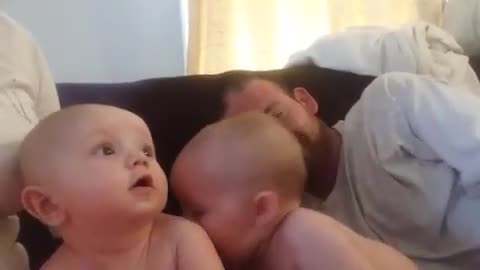 Twin Babies Funny video