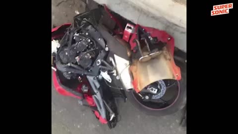 uper Bike Crash In India ! ! ! H2,Hayabusa,Ducati,GSX,Daytona( Part-2 )_2