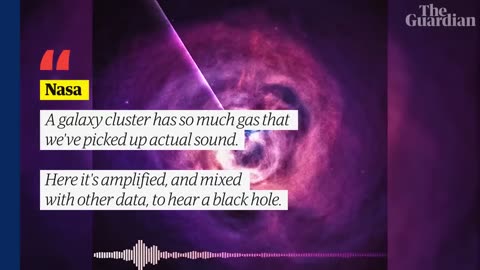 Nasa releases audio of what a black hole 'sounds' like - Shortcut