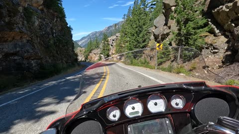 North Cascade Loop, Washington - Hwy 20 on a Harley Davidson