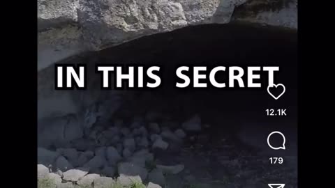 Fake or real? At first look fake, but in a second thought, strange cave with masonic symbol