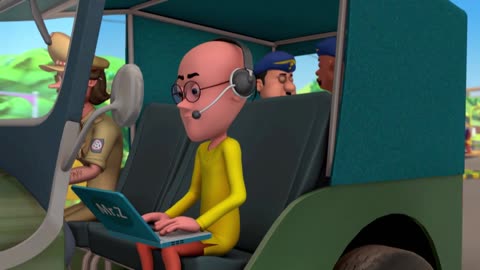 Motu patlu and magical laptop