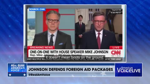 JOHNSON DEFENDS FOREIGN AID PACKAGES