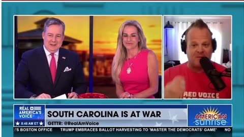 South Carolina Street Fight - Trump, Nikki Haley, Lady G, Chad Caton & Drew McKissick