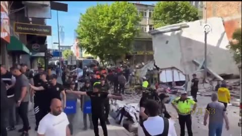 A Four-Story Residential Building Collapsed, Istanbul, Türkiye