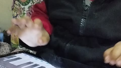 Playing piano