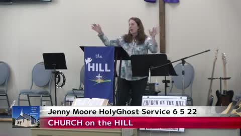 JENNY MOORE speaks at Church on the Hill June 12 2022