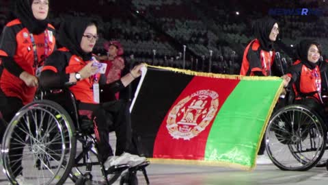 Emotional arrival of Afghan athletes in Tokyo Paralympics