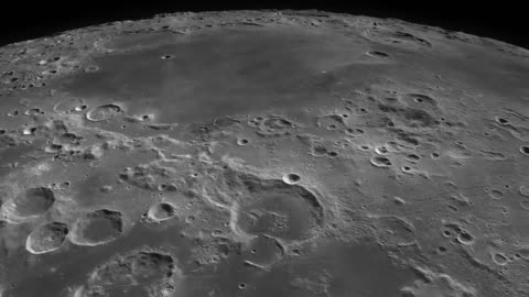 Moon - Close Up View - Real Sound. HD