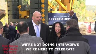 John Fetterman's Wife Quickly Shuts Down Reporter Asking Question