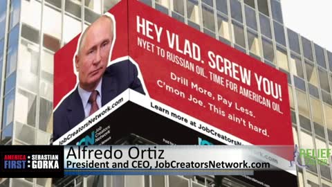 Screw you, Vlad. Drill, drill, drill. JCN's Alfredo Ortiz with Sebastian Gorka on AMERICA First