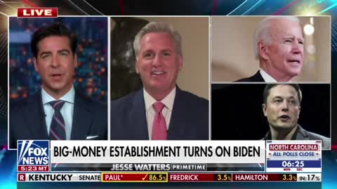 Kevin McCarthy comments on Biden losing the support of rich people