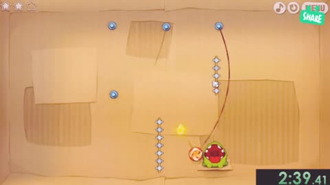 I decided to speedrun Cut The Rope and the puzzles