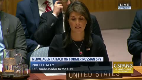 Nikki Haley to Russia: Stop assassinating your enemies with chemical weapons