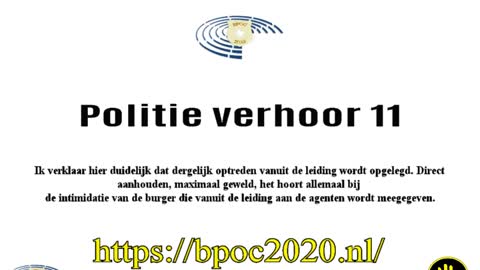 Bpoc Politie verhoor 11