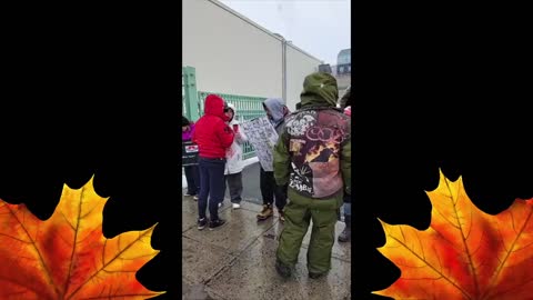 Truth Seekers Setup Traffic Blockade at CTV's Parking Lot in ByWard Market, Ottawa | December 8 2021