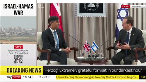 ISRAEL PRESIDENT ASKING HIS PUPPET RISHI SUNAK TO FORCE BBC TO FAVOR ITS PROPAGANDA