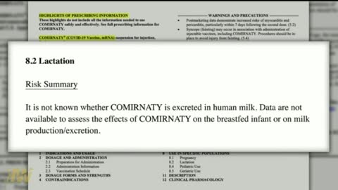 Pfizer Comirnaty Pharmaceutical Insert