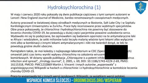 II posiedzenie Komisji śledczej ds. pandemii - dr Norman Pieniążek z CDC