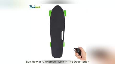 ⭐️ New 4 Wheel Electric Skateboard Hub Motor Wireless Remote Controller Children's Scooter Small