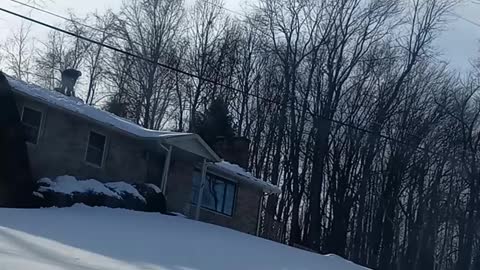 Shoveling Snow Off the Roof