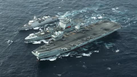 (WATCH! THIS IS SO AMAZING)🥰UK-Led International Carrier Strike Group in the South China Sea