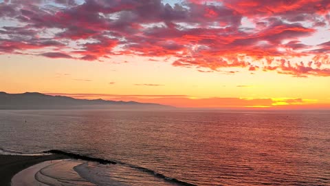 Venice Beach Drone Footage ULTRA HD 4K