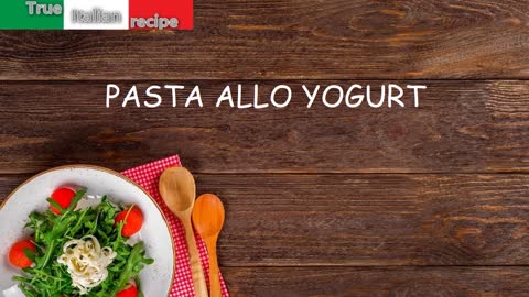 Pasta allo yogurt