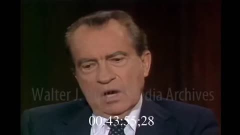 Richard Nixon claimed the CIA set him up to be removed from office