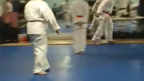 Sofia's 1st stripe on white belt / Matt Ahn Talk Show