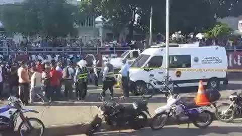 Accidente de tránsito en la Bomba del Gallo