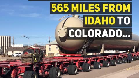 331-foot oversize load hauled through three state