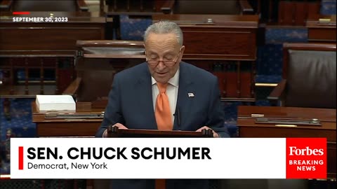 'There Will Be No Government Shutdown'- Schumer Rips Republicans After 45-Day Funding Bill Passes