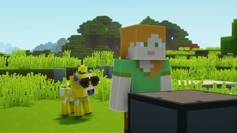 "Minecraft Moo Bloom: 10x Cuter Edition! 🌼🐄 | Adorable Blocky Delight"