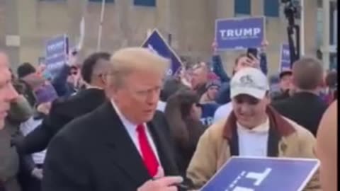 First-time voter and he’s voting TRUMP!