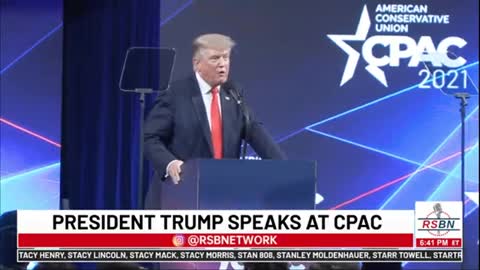 Former President Trump speaks at CPAC