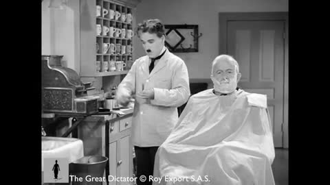 Charlie Chaplin - The Great Dictator - Barber Shop Scene (Brahms’ Hungarian Dance No