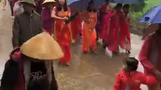 Strange festival in Bac Ninh,Vietnam