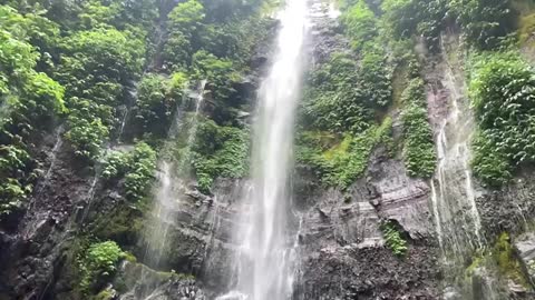 mountain waterfall