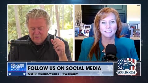 Sandy Smith Talks NC-01 On Bannon's War Room (10/28/2023)